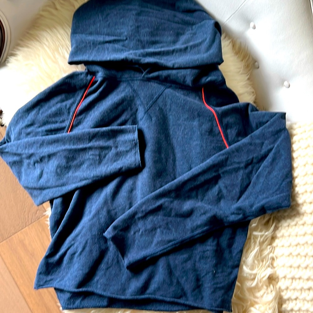 Oversized Lululemon Cropped Hoodie